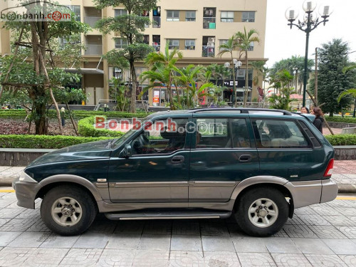 Bán xe Ssangyong Musso đời 1998 màu xanh lam nhập khẩu giá 89tr