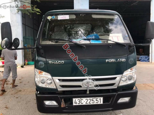 XE BEN THACO FORLAND 2017 DI CHUYỂN TRÊN ĐƯỜNG ĐẤT ĐỎ TẢI TRỌNG CAO
